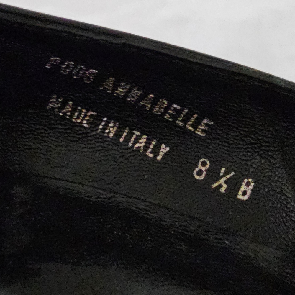 Coach Vintage Style Annabelle Black Leather Buckle Detail Classic Low Heel Pumps - Picture 6 of 15